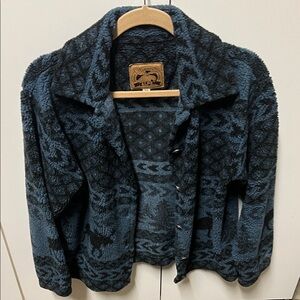 Pendleton Black and Blue Teddy Jacket